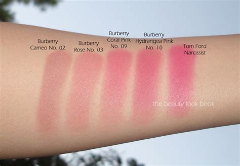 burberry blush swatches glow